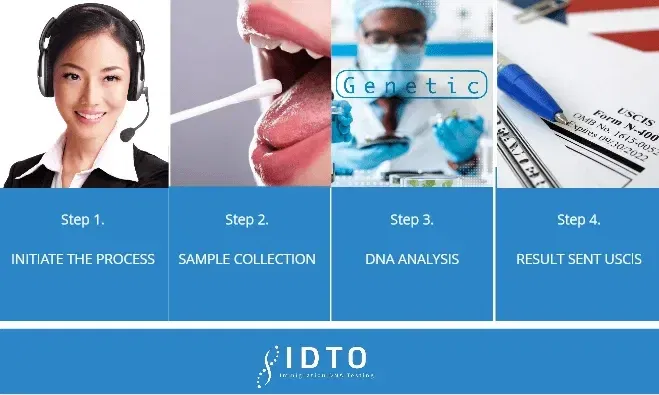 uscis dna testing process